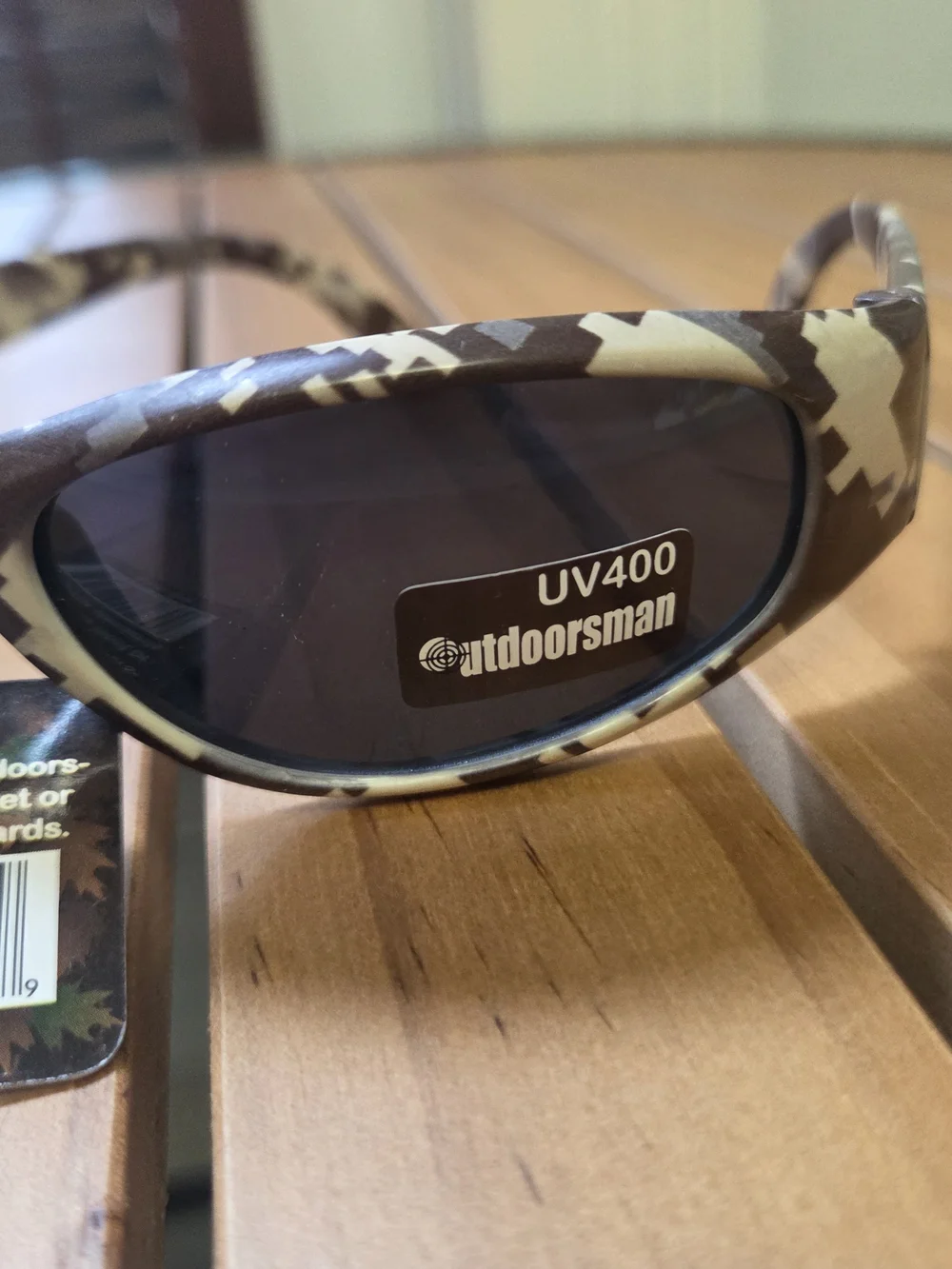 Men's Camouflage Sunglasses - Brown/Beige